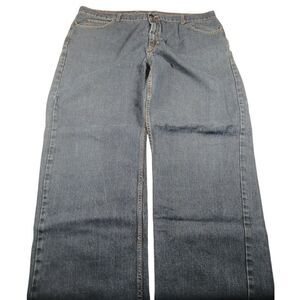 CHAPS Men's Dark Blue Straight Fit Jeans - 40x30